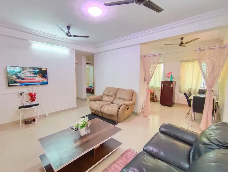 2 Bedroom Furnished Apartment Near Mahadevpura