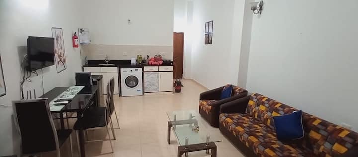 1BHK-10 Pool View/AC/WiFi/Backup/Nr Candolim Beach